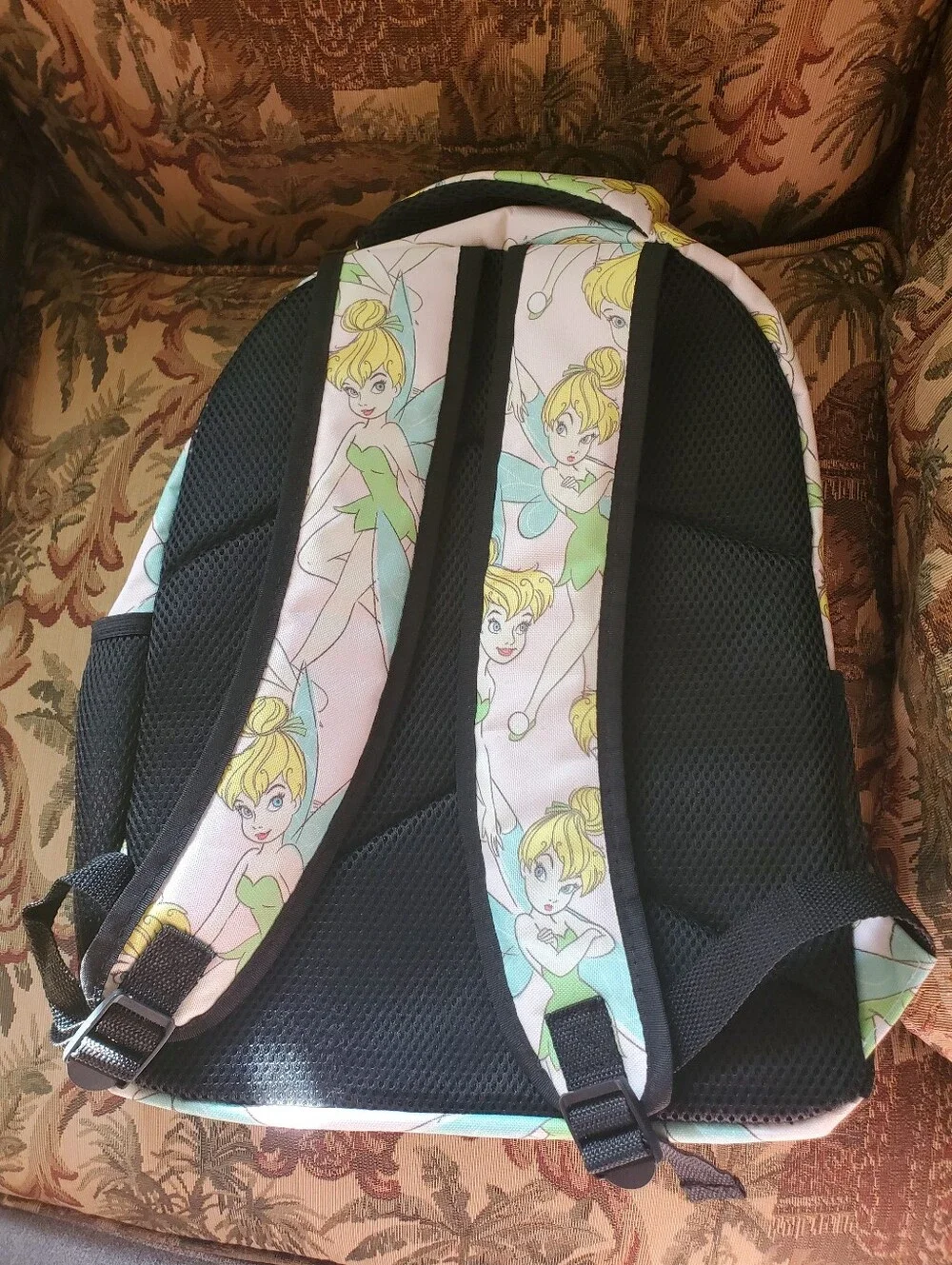 Disney's Tinker Bell All Over Print Backpack - For Adult Or Kid